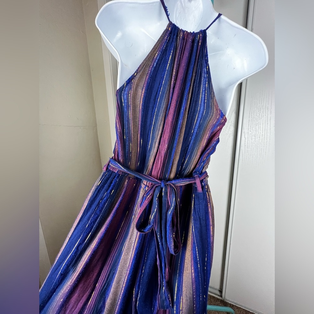 Anthropologie jumpsuit - lightweight colorful fabric Size M - Picture 7 of 8